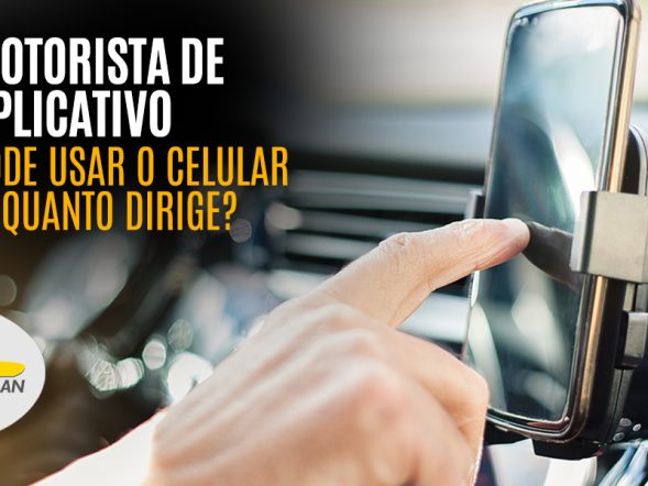 Motorista de aplicativo pode usar o celular enquanto dirige?