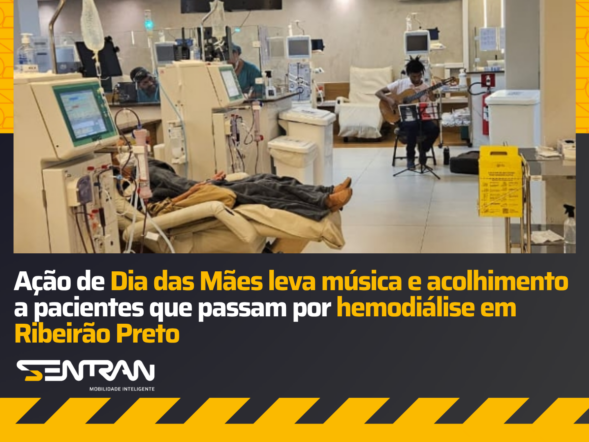 Ação de Dia das Mães leva música e acolhimento a pacientes que passam por hemodiálise em Ribeirão Preto